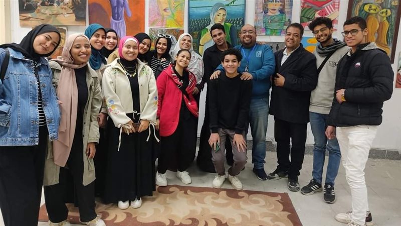 طلاب جامعة حلوان،