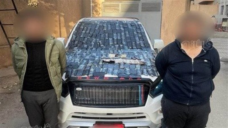 مخدرات بحوزة المتهمين،