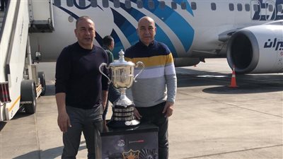 برفقة حسام وإبراهيم حسن، كأس مصر يغادر على متن طائرة خاصة إلى السعودية 
