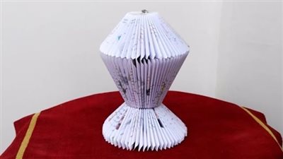 طريقة عمل فانوس رمضان من الورق (فيديو)