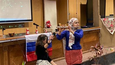 ألسن جامعة عين شمس تنظم يوما ثقافيا روسيا