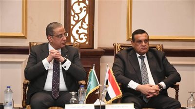 وزير التنمية المحلية ومحافظ الفيوم يلتقيان وفد الاتحاد الأوروبي وبرنامج الأمم المتحدة الإنمائي