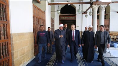 الحداد يتفقد استعدادات الجامع الأزهر لاستقبال شهر رمضان (صور)