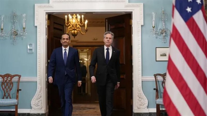 وزير خارجية قطر ونظيره