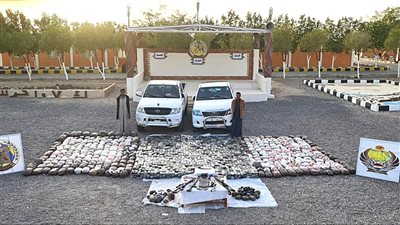 قوات حرس الحدود تنجح فى إحباط محاولة لتهريب كميات كبيرة من المواد المخدرة 