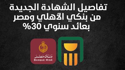 تفاصيل الشهادة الجديدة من بنكي الأهلي ومصر بعائد سنوي 30% (انفوجراف)
