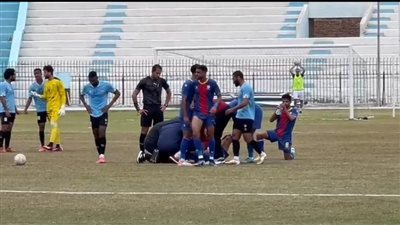 حالة إغماء تثير الرعب داخل ملعب مباراة غزل المحلة وبتروجيت (فيديو)