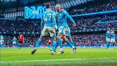 الدوري الإنجليزي، تأكد غياب نجمي مانشستر سيتي عن مباراة آرسنال 