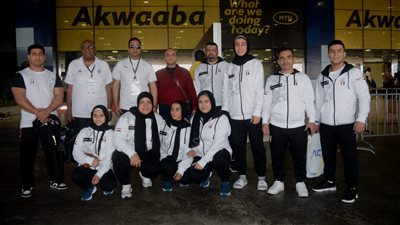 دورة الألعاب الإفريقية، وصول الفوج الرابع من بعثة مصر إلى غانا