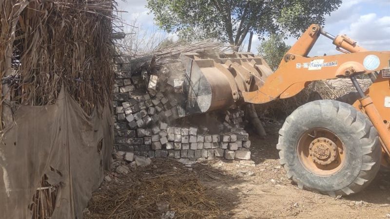 جانب من إزالة التعديات