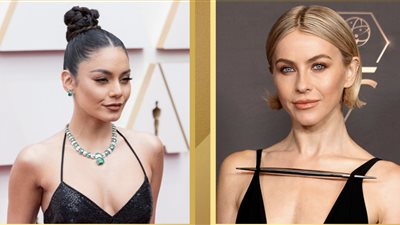 جوليان هوف تقدم مع فانيسا هادجنز عرض السجادة الحمراء للأوسكار