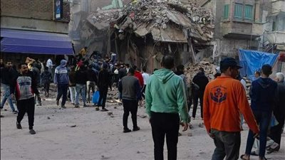 لحظة انهيار عقار الورديان بالإسكندرية (فيديو) 