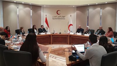 وزيرة الإدماج والقطاع التطوعي بدولة مالطا تطلع على جهود الهلال الأحمر المصري 