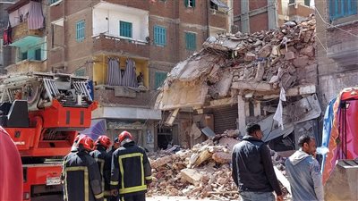 جهات التحقيق تواصل الكشف عن ملابسات انهيار عقار الورديان في الإسكندرية 