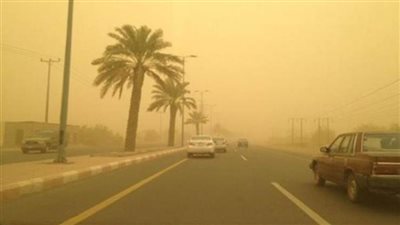 الأرصاد تحذر سكان هذه المناطق من الرمال والأتربة 