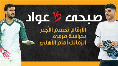 عواد vs صبحي، الأرقام تحسم الأجدر بحراسة مرمى الزمالك أمام الأهلي (إنفوجراف)