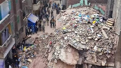 التصريح بدفن جثث عقار الورديان المنهار والتحفظ على ملف العقار