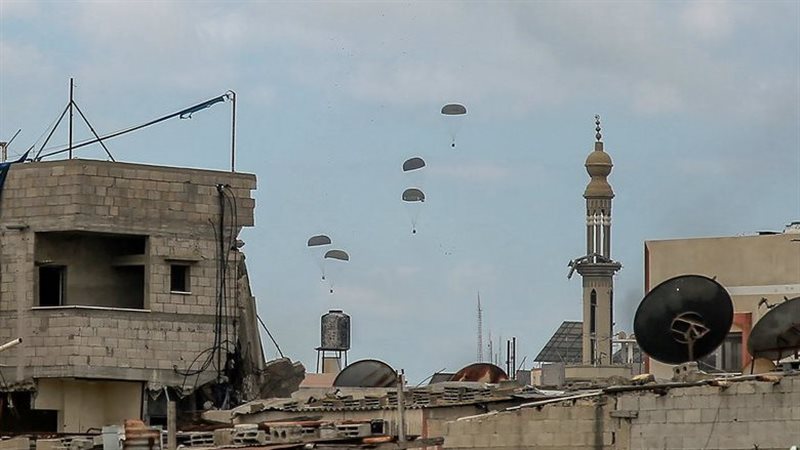 إنزال جوي للمساعدات،