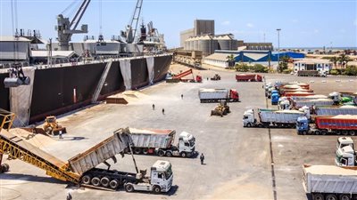 ميناء دمياط يعلن استلام 16 ألفا و800 طن قمح
