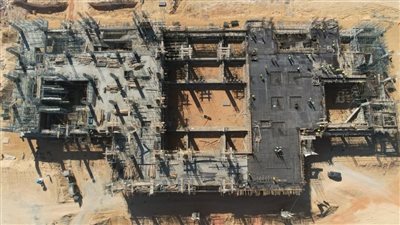 النقل تبرز أعمال تنفيذ محطة المنيا للقطار الكهربائي السريع (صور)