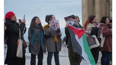 مسيرات فرنسية لدعم حقوق المرأة الفلسطينية