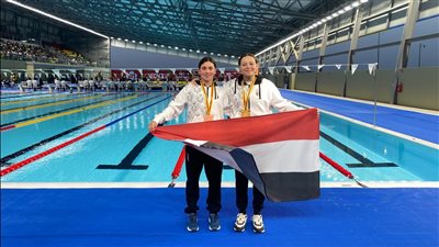 لاعبو السباحة يحصدون 9 ميداليات بأول أيام مشاركاتهم في دورة الألعاب الأفريقية