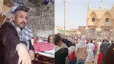 تشييع جثماني زوجين لقيا مصرعهما نتيجة استنشاقهما بخار الماء ببني سويف