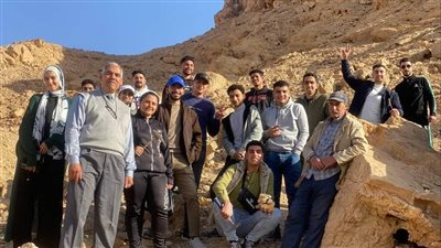 رحلة علمية لجنوب سيناء لطلاب برنامج علوم البترول بجامعة القناة (صور) 