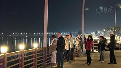 ممشى كورنيش بني سويف يستقبل 35 سائحًا ألمانيًا