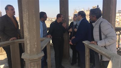 مساعد وزير السياحة والآثار يتفقد مشروع ترميم قصر حبيب باشا السكاكيني 