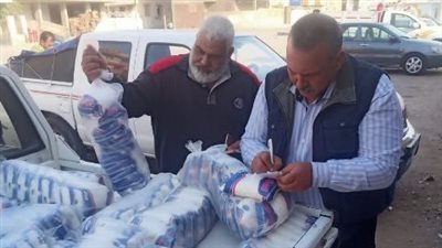 تموين الشرقية: ضبط سلع غذائية قبل تهريبها وبيعها بالسوق السوداء 