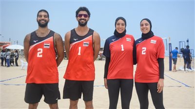 الكرة الطائرة، تعرف على مجموعة منتخبي الشاطئية بدورة الألعاب الإفريقية