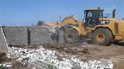 تنفيذ 18 قرار إزالة على أملاك الدولة بدسوق في كفر الشيخ 