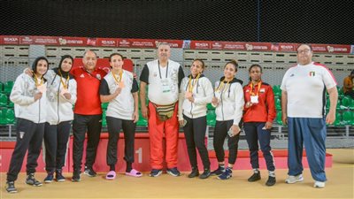 منتخب المصارعة النسائية يضيف 6 ميداليات في دورة الألعاب الأفريقية (صور)