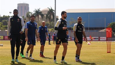 الدوري المصري، الأهلى يختتم تدريباته استعدادًا لمباراة البنك