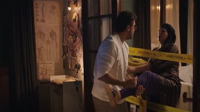 انفجار في منزل هشام ماجد، في الحلقة الثانية من مسلسل أشغال شقة 