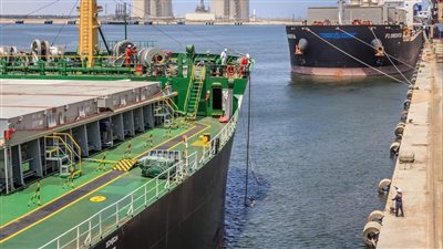 تداول 39 سفينة بضائع داخل ميناء دمياط 