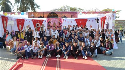 جوالة عين شمس تنظم معرضا للمنتجات اليدوية وورشة فنية للاحتفال بشهر رمضان 