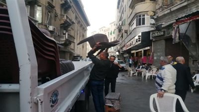 حملات مكبرة في أول يوم رمضان بشوارع الجيزة