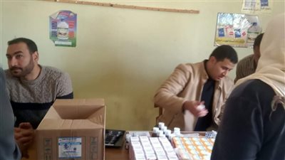  خدمات طبية وبيطرية بالمجان خلال قافلة سكانية بمركز الدلنجات في البحيرة