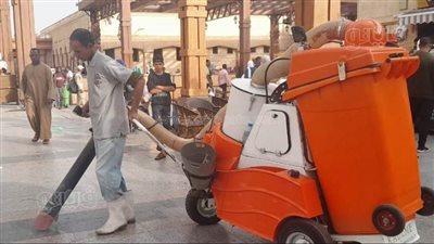 رفع الإشغالات بالمتنزهات السياحية بمدينة أسوان 