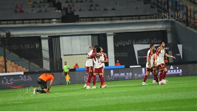 الدوري المصري، موديست يتقدم بالهدف الأول للنادي الأهلي بمرمى البنك (صور)