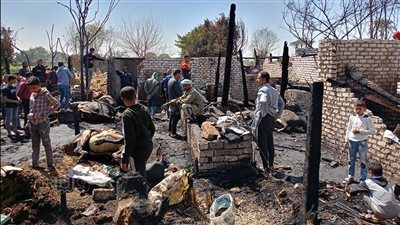 التضامن توفر مساعدات مادية وغذائية لـ17 أسرة من متضرري حريق بني سويف