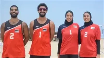 حالة إغماء وراء خروج منتخب رجال الطائرة الشاطئية من دورة الألعاب الإفريقية 