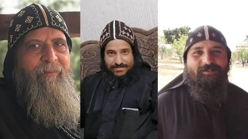 استشهاد 3 رهبان بدير