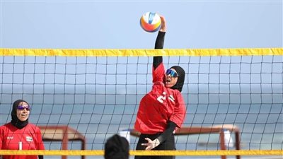  دورة الألعاب الإفريقية، منتخب سيدات الطائرة الشاطئية يتأهل لنصف النهائي