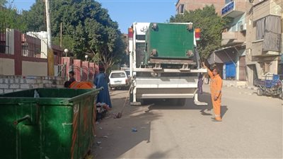 رفع 520 طن مخلفات خلال حملة لإزالة أكوام القمامة بأسيوط