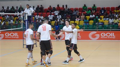 دورة الألعاب الأفريقية، منتخب الكرة الطائرة يفوز على نيجيريا