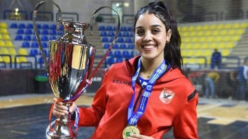  اللاعبة زينة العلمي،