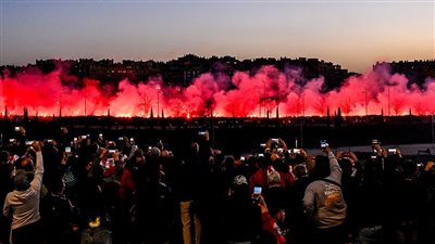 جمهور أتلتيكو يشعل الأجواء قبل موقعة إنتر ميلان في دوري أبطال أوروبا (صور)